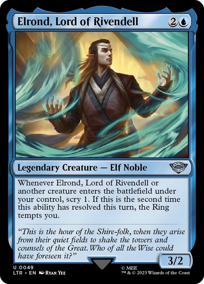 Elrond, Lord of Rivendell [The Lord of the Rings: Tales of Middle-Earth] - Evolution TCG
