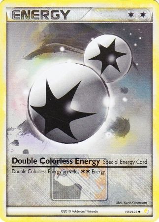 Double Colorless Energy (103/123) (League Promo) [HeartGold & SoulSilver: Base Set] - Evolution TCG