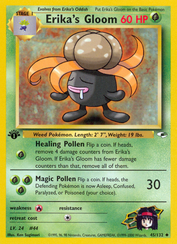 Erika's Gloom (45/132) [Gym Heroes 1st Edition] - Evolution TCG