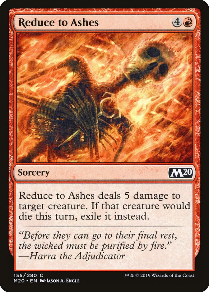 Reduce to Ashes [Core Set 2020] - Evolution TCG