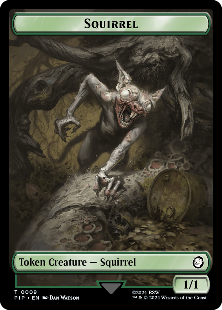 Energy Reserve // Squirrel Double-Sided Token [Fallout Tokens] - Evolution TCG
