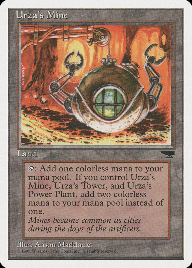 Urza's Mine (Orange Background) [Chronicles] - Evolution TCG