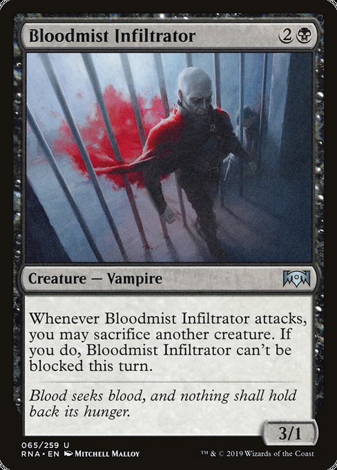 Bloodmist Infiltrator [Ravnica Allegiance] - Evolution TCG