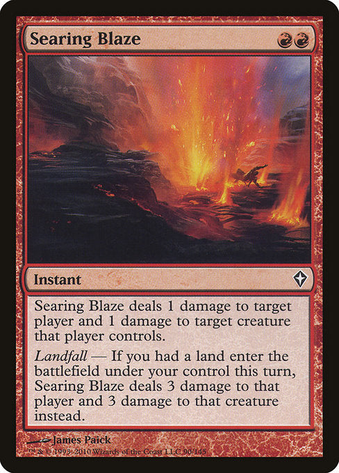 Searing Blaze [Worldwake] - Evolution TCG