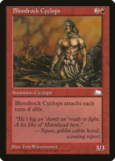 Bloodrock Cyclops [Weatherlight] - Evolution TCG