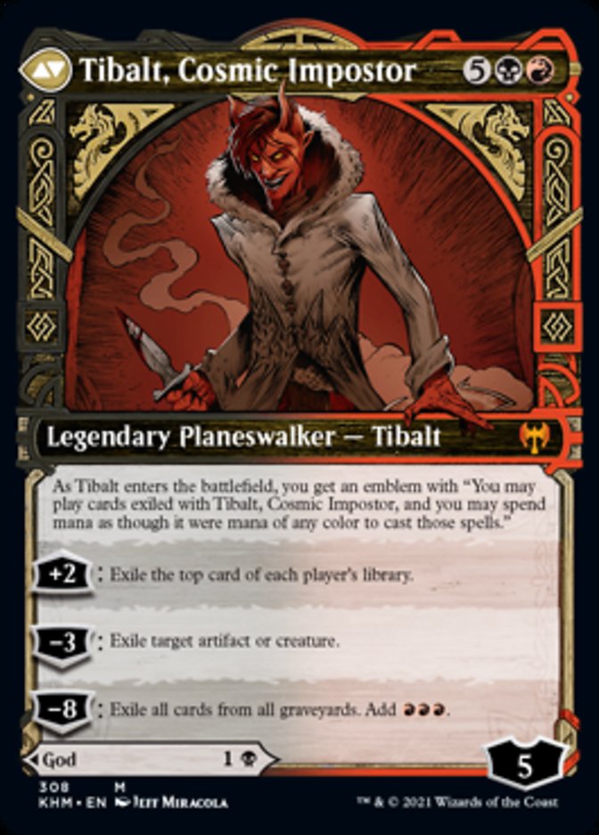 Valki, God of Lies // Tibalt, Cosmic Impostor (Showcase) [Kaldheim] - Evolution TCG