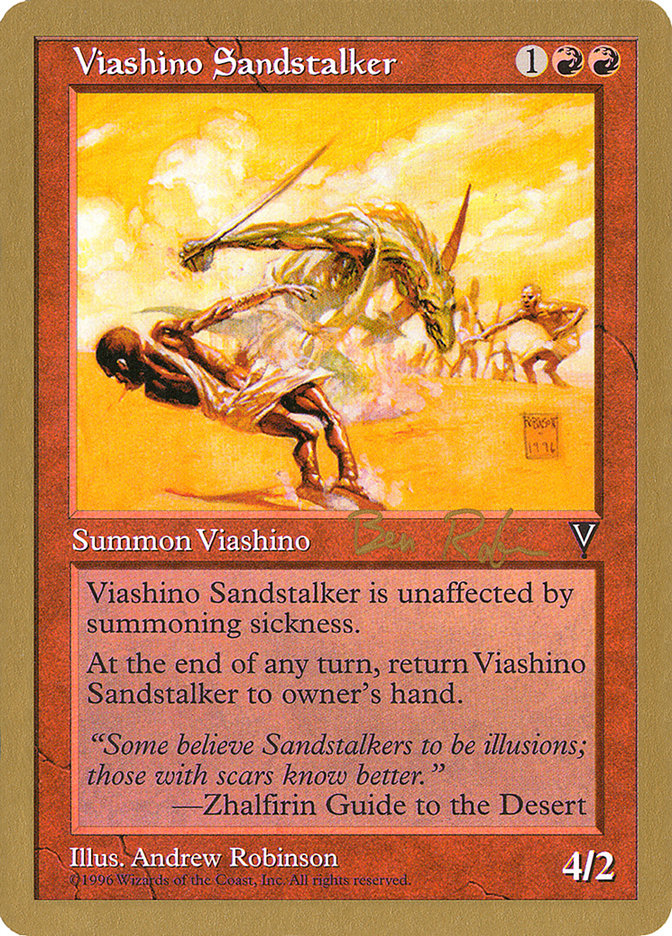 Viashino Sandstalker (Ben Rubin) [World Championship Decks 1998] - Evolution TCG