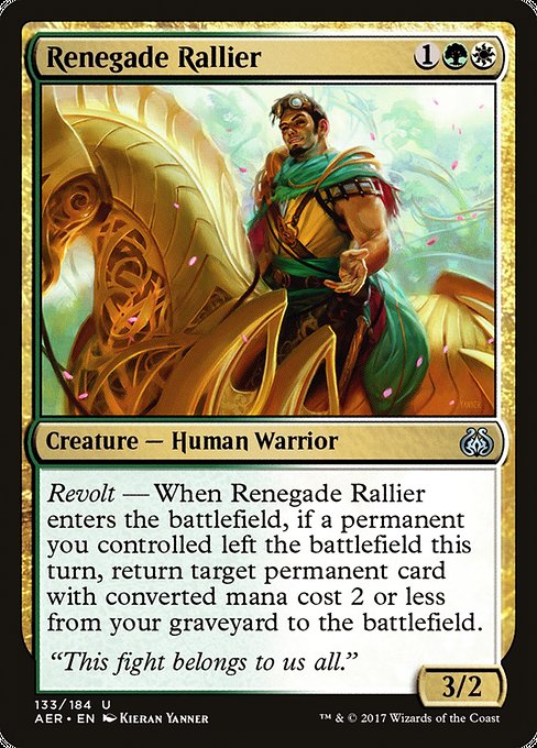 Renegade Rallier [Aether Revolt] - Evolution TCG