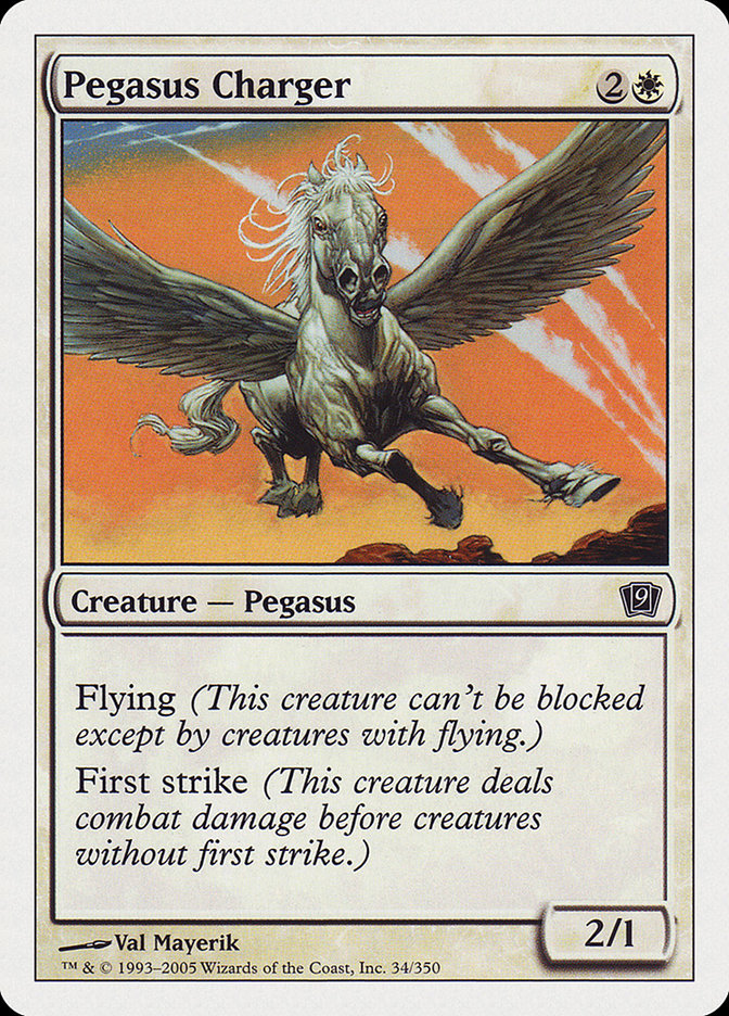 Pegasus Charger [Ninth Edition] - Evolution TCG