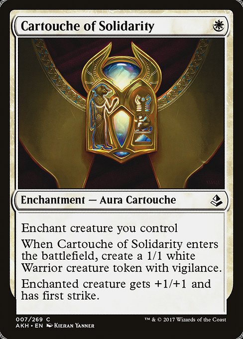 Cartouche of Solidarity [Amonkhet] - Evolution TCG