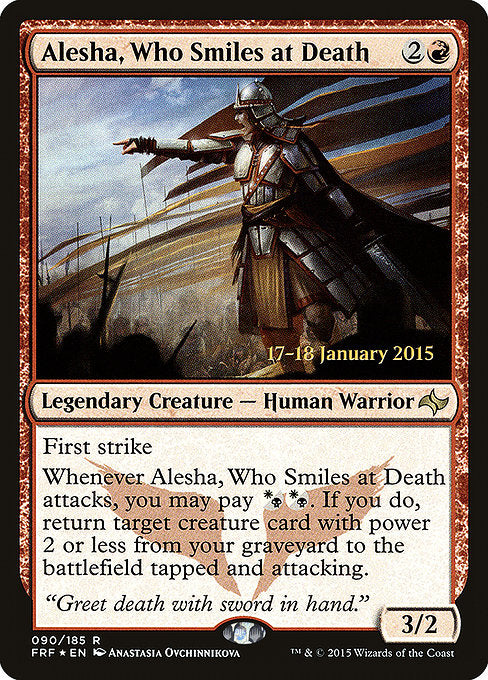 Alesha, Who Smiles at Death [Fate Reforged Promos] - Evolution TCG