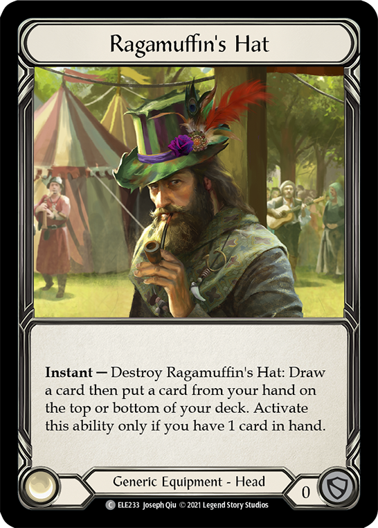 Ragamuffin's Hat [ELE233] (Tales of Aria)  1st Edition Normal - Evolution TCG