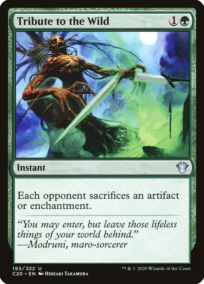 Tribute to the Wild [Commander 2020] - Evolution TCG