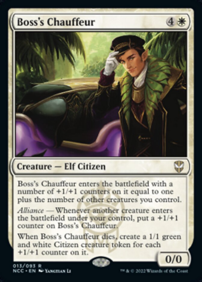 Boss's Chauffeur [Streets of New Capenna Commander] - Evolution TCG