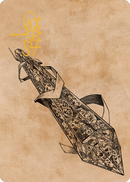 Stonespeaker Crystal Art Card (Gold-Stamped Signature) [Commander Legends: Battle for Baldur's Gate Art Series] - Evolution TCG
