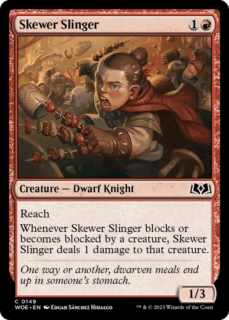 Skewer Slinger [Wilds of Eldraine] - Evolution TCG