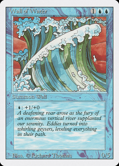 Wall of Water [Revised Edition] - Evolution TCG