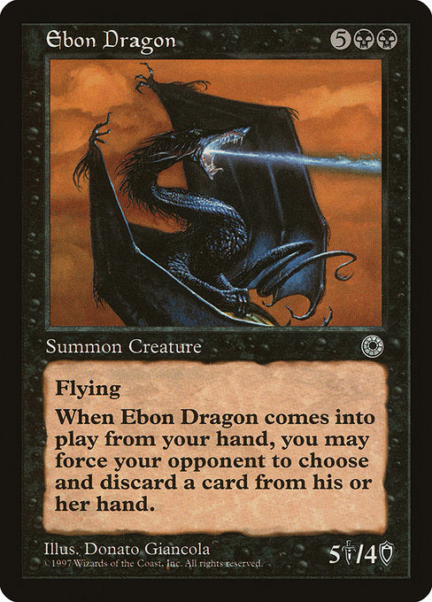 Ebon Dragon [Portal] - Evolution TCG