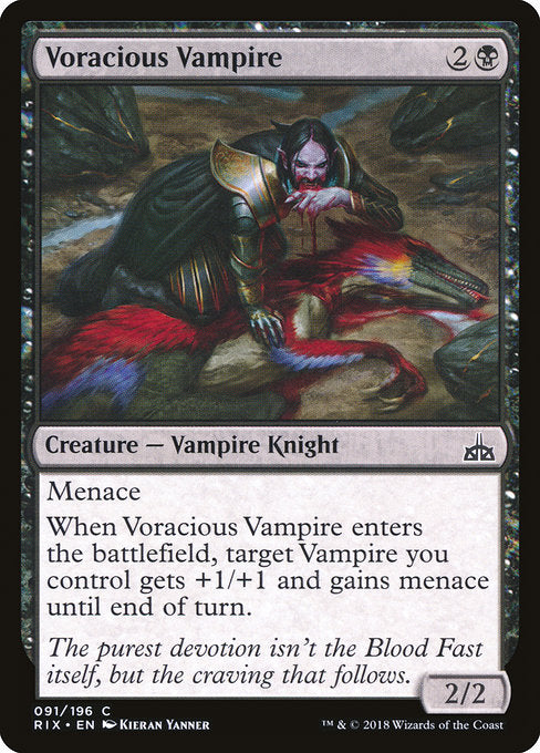 Voracious Vampire [Rivals of Ixalan] - Evolution TCG