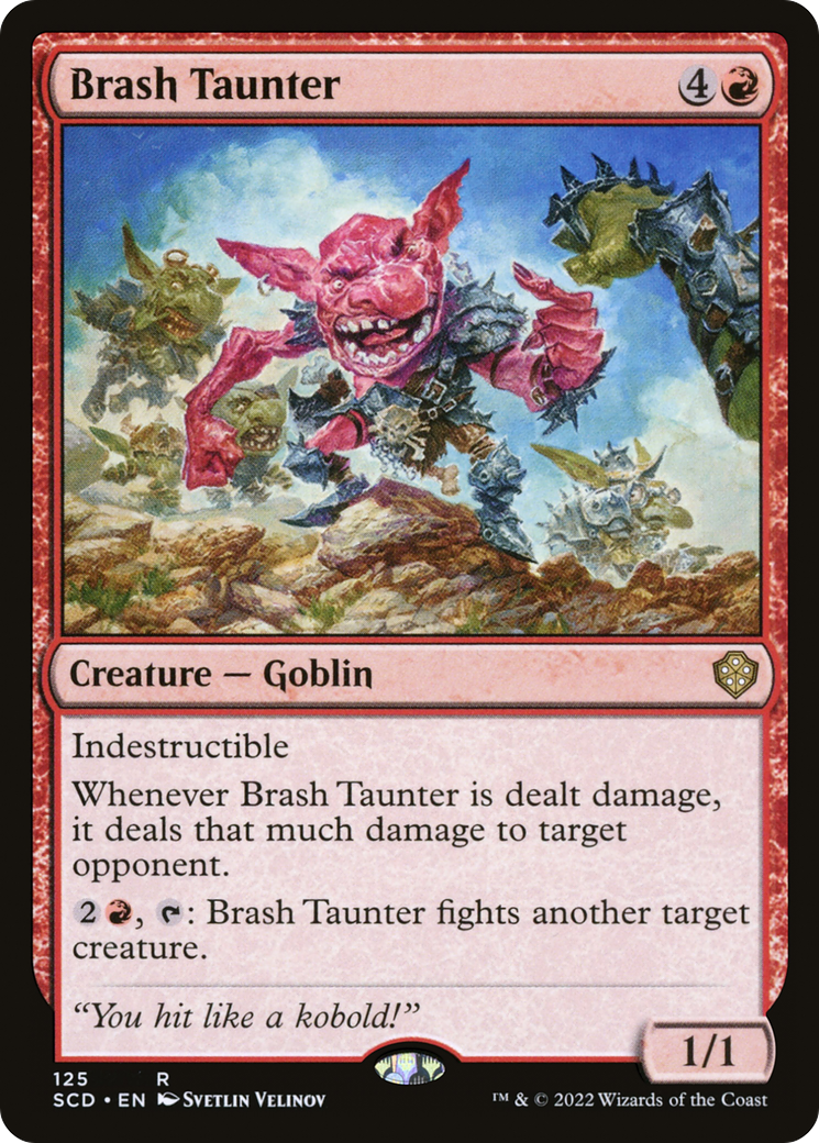 Brash Taunter [Starter Commander Decks] - Evolution TCG