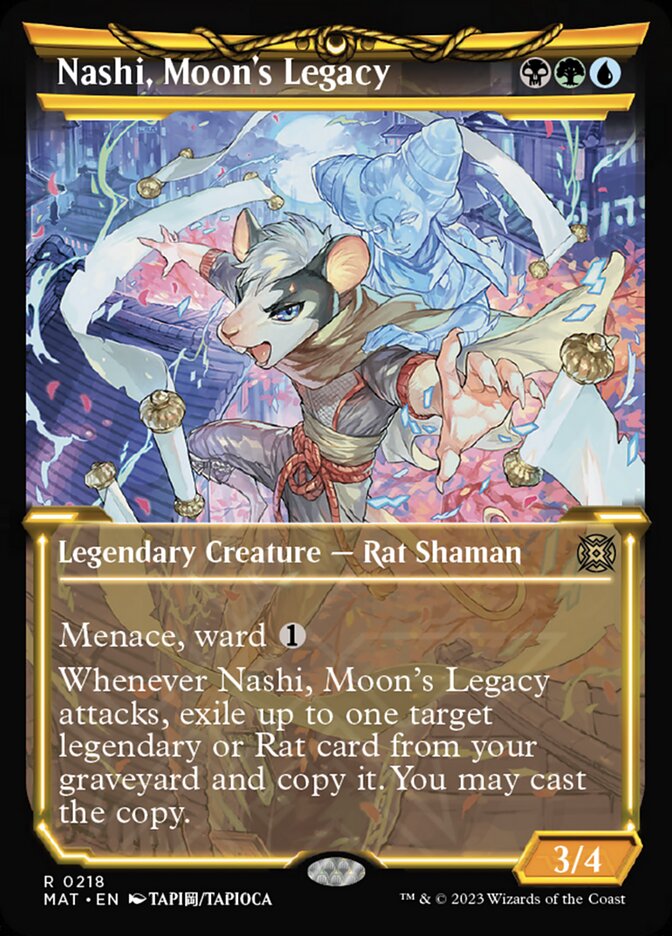 Nashi, Moon's Legacy (Showcase Halo Foil) [March of the Machine: The Aftermath] - Evolution TCG