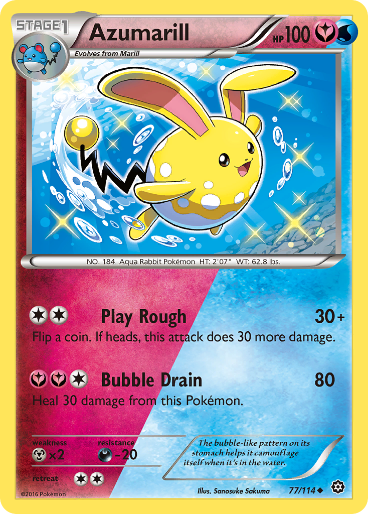 Azumarill (77/114) [XY: Steam Siege] - Evolution TCG