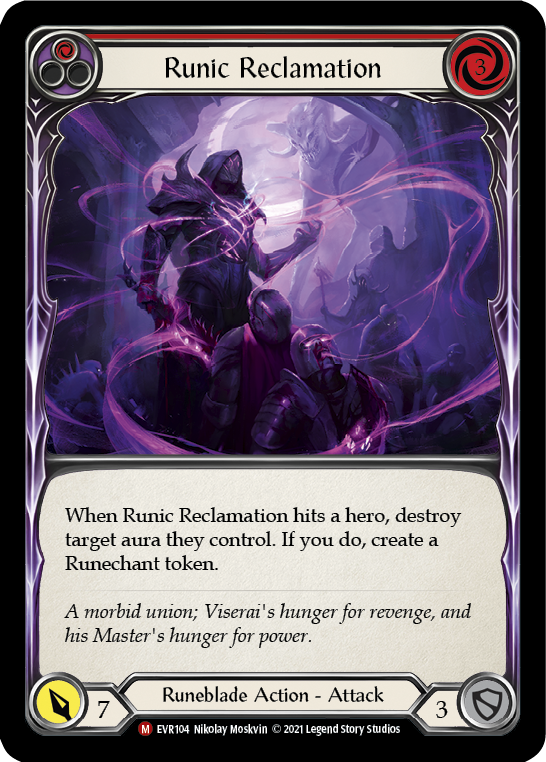 Runic Reclamation [EVR104] (Everfest)  1st Edition Rainbow Foil - Evolution TCG