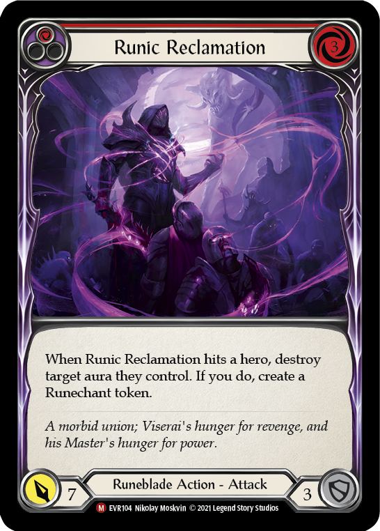 Runic Reclamation [EVR104] (Everfest)  1st Edition Normal - Evolution TCG