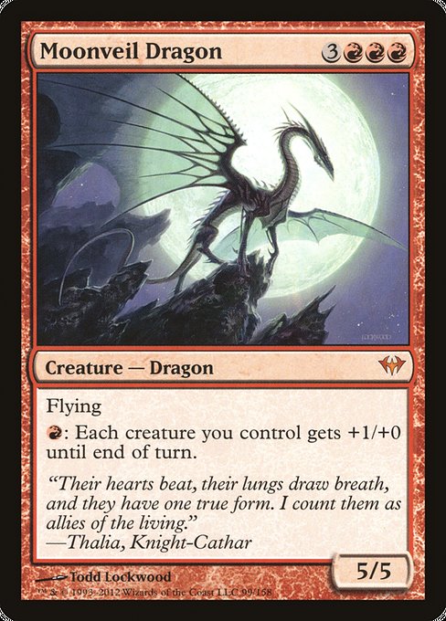 Moonveil Dragon [Dark Ascension] - Evolution TCG