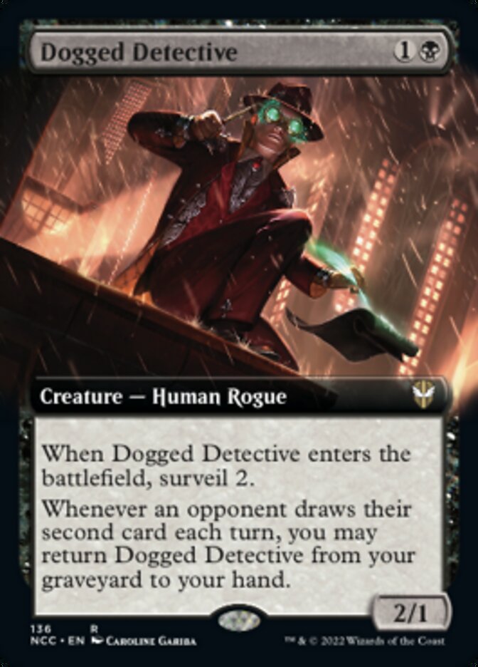 Dogged Detective (Extended Art) [Streets of New Capenna Commander] - Evolution TCG