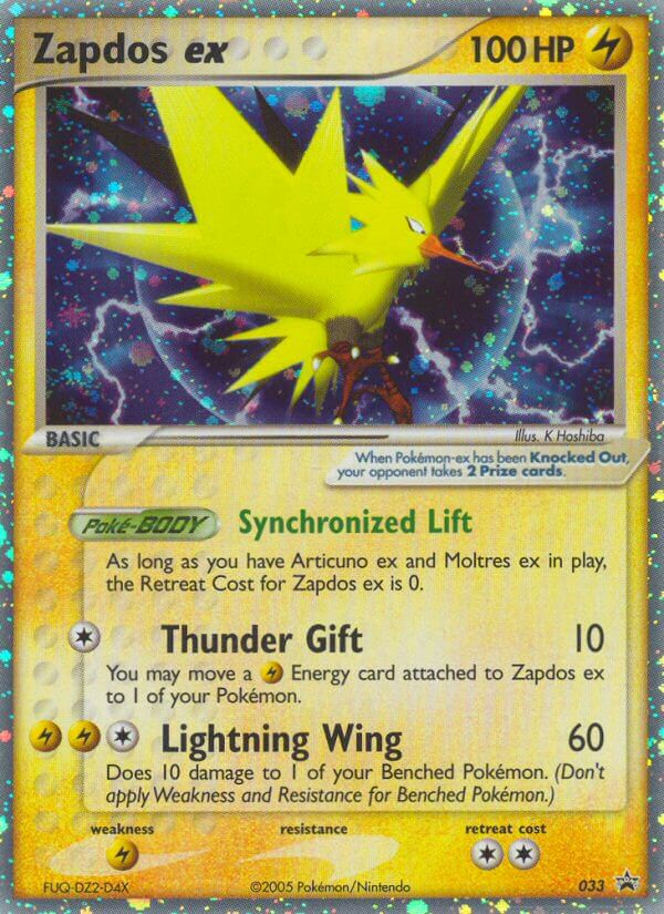 Zapdos ex (033) [Nintendo: Black Star Promos] - Evolution TCG