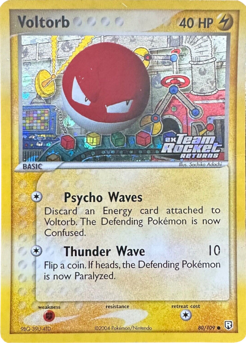 Voltorb (80/109) (Stamped) [EX: Team Rocket Returns] - Evolution TCG