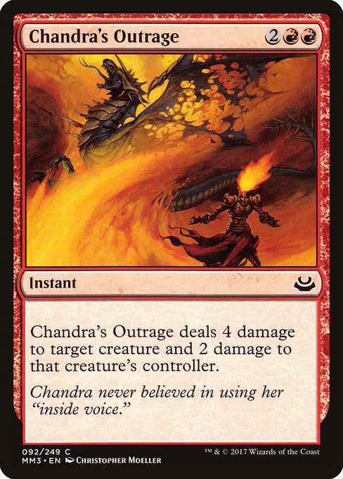 Chandra's Outrage [Modern Masters 2017] - Evolution TCG