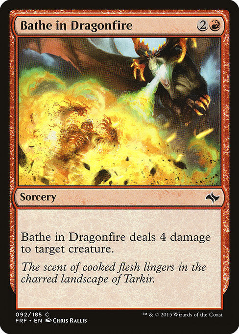 Bathe in Dragonfire [Fate Reforged] - Evolution TCG