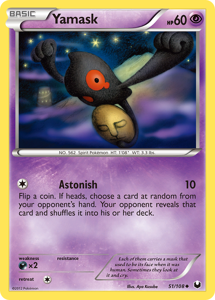 Yamask (51/108) [Black & White: Dark Explorers] - Evolution TCG