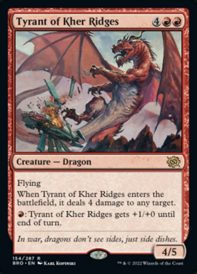 Tyrant of Kher Ridges [The Brothers' War] - Evolution TCG