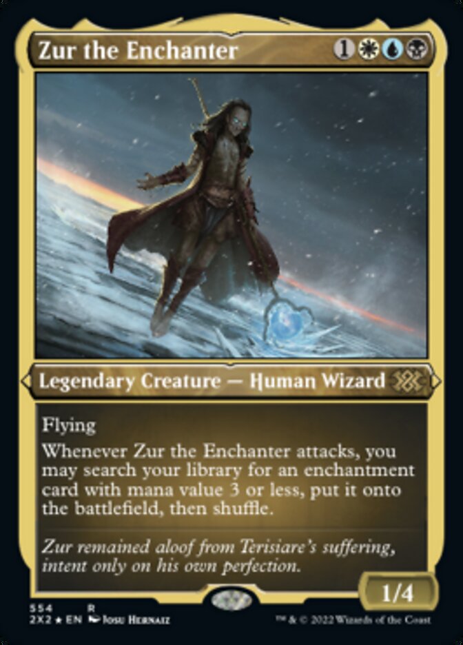 Zur the Enchanter (Foil Etched) [Double Masters 2022] - Evolution TCG