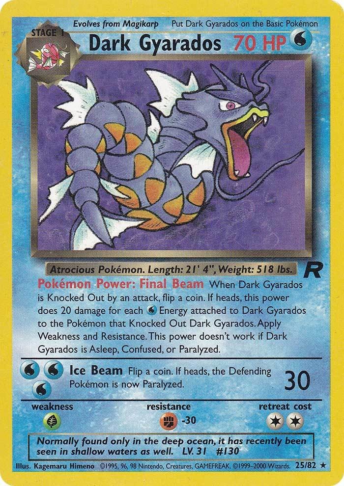 Dark Gyarados (25/82) [Team Rocket Unlimited] - Evolution TCG