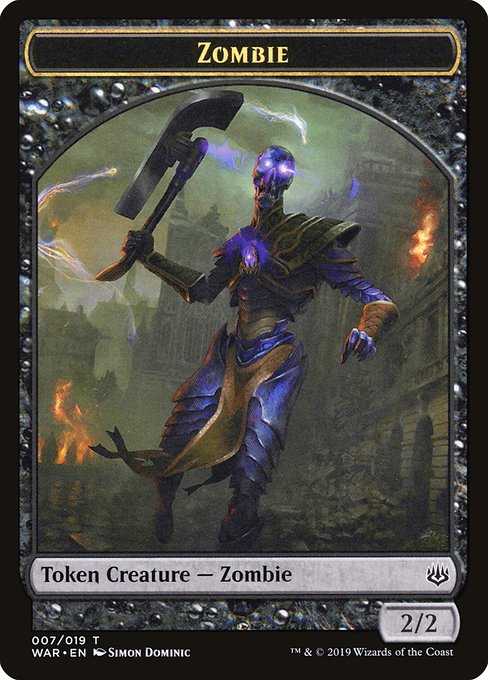 Zombie [War of the Spark Tokens] - Evolution TCG