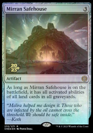 Mirran Safehouse [Phyrexia: All Will Be One Prerelease Promos] - Evolution TCG