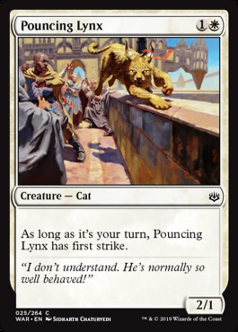 Pouncing Lynx [War of the Spark] - Evolution TCG