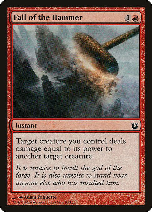 Fall of the Hammer [Born of the Gods] - Evolution TCG