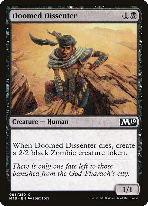 Doomed Dissenter [Core Set 2019] - Evolution TCG