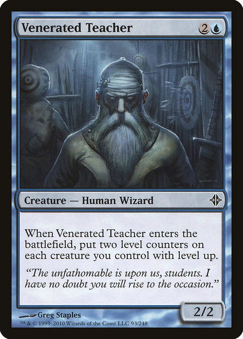 Venerated Teacher [Rise of the Eldrazi] - Evolution TCG