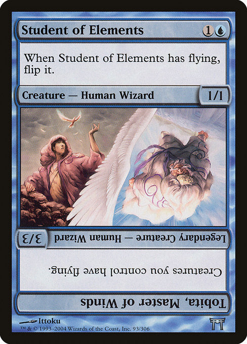 Student of Elements // Tobita, Master of Winds [Champions of Kamigawa] - Evolution TCG