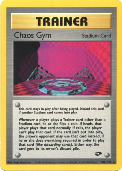 Chaos Gym (102/132) [Gym Challenge Unlimited] - Evolution TCG