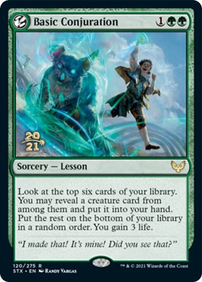 Basic Conjuration [Strixhaven: School of Mages Prerelease Promos] - Evolution TCG