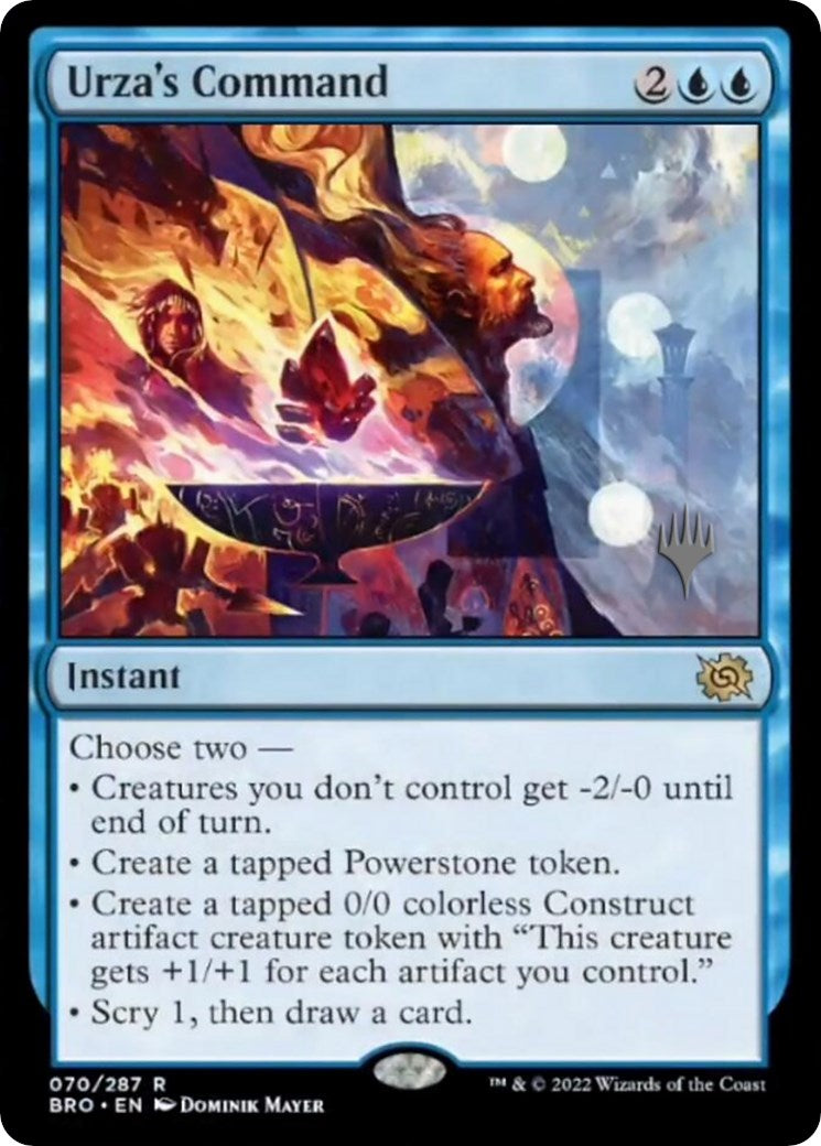 Urza's Command (Promo Pack) [The Brothers' War Promos] - Evolution TCG