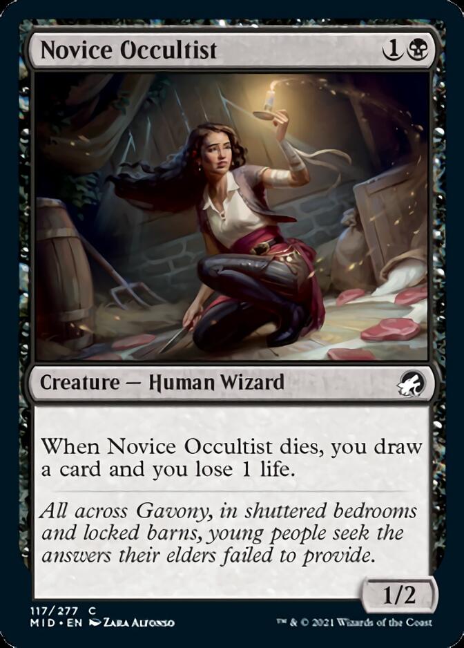 Novice Occultist [Innistrad: Midnight Hunt] - Evolution TCG