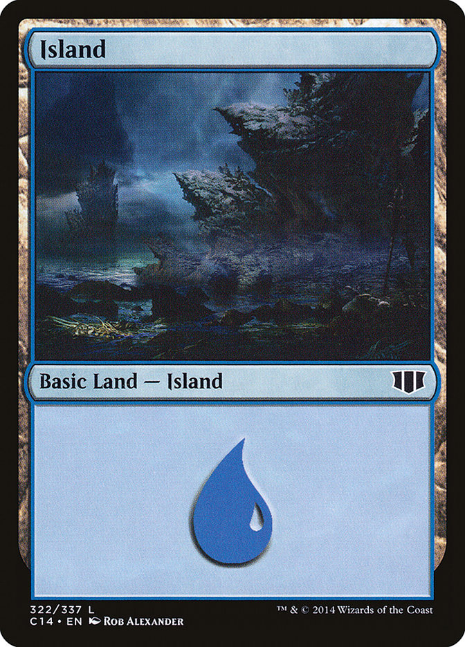 Island (322) [Commander 2014] - Evolution TCG | Evolution TCG